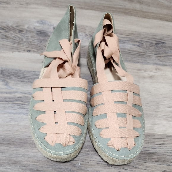 Free People Heat Wave Wrap Espadrilles Size 8 New In Box - Picture 5 of 11